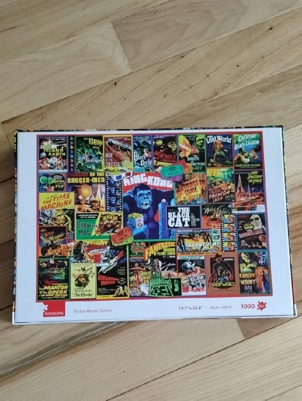 Puzzle 1000 Piece Pop Culture Movies Classic King Kong Cat Phantom Seesaw - Picture 4 of 5